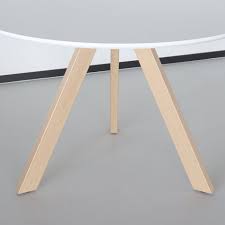 ronde eettafel hoogglans wit