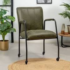 groene stoelen eetkamer