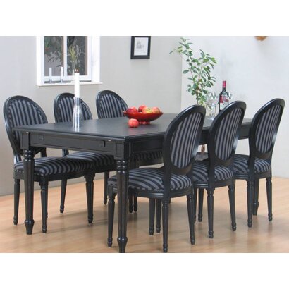 zwarte stoelen eetkamer