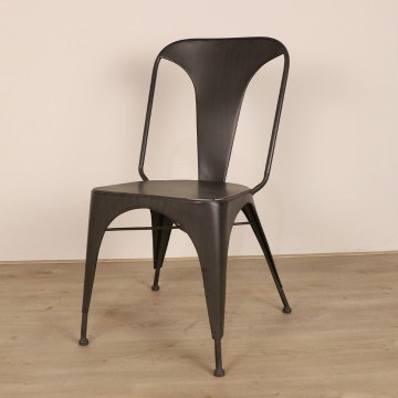 industriële metalen stoelen