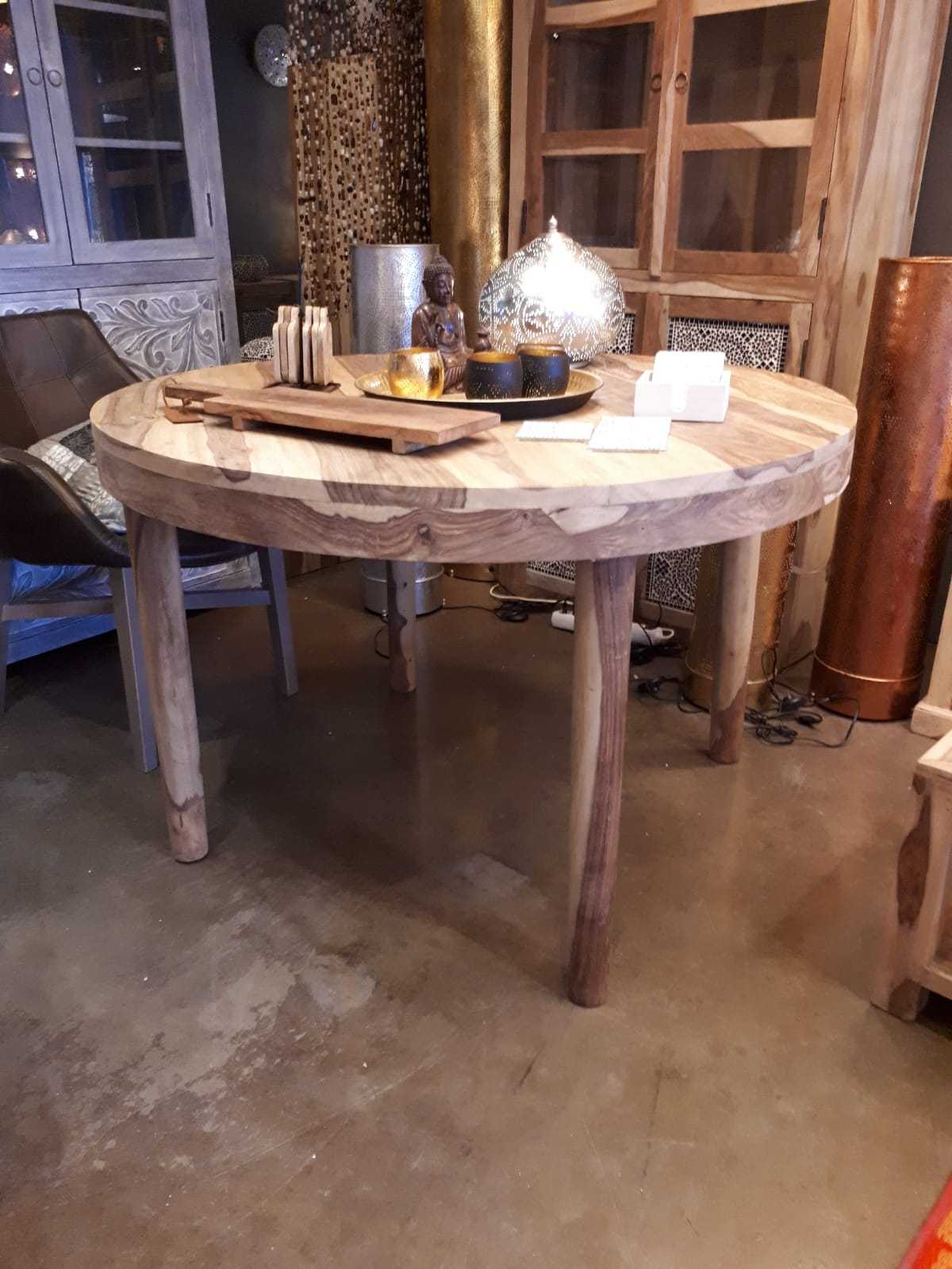moderne ronde eettafel