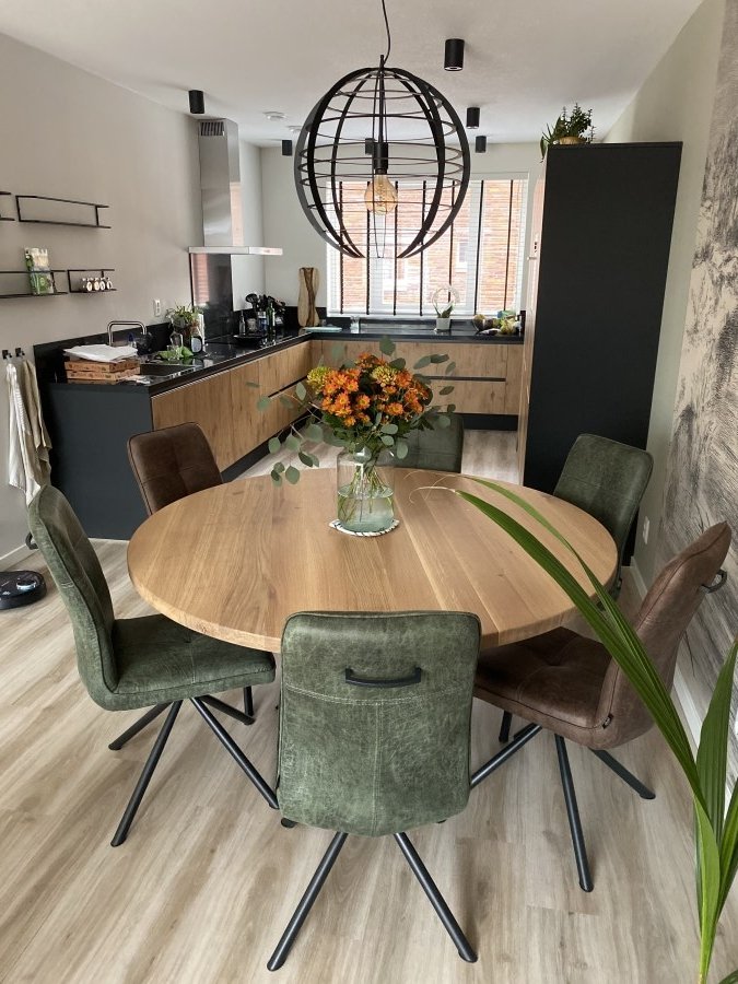 eetkamerset ronde tafel