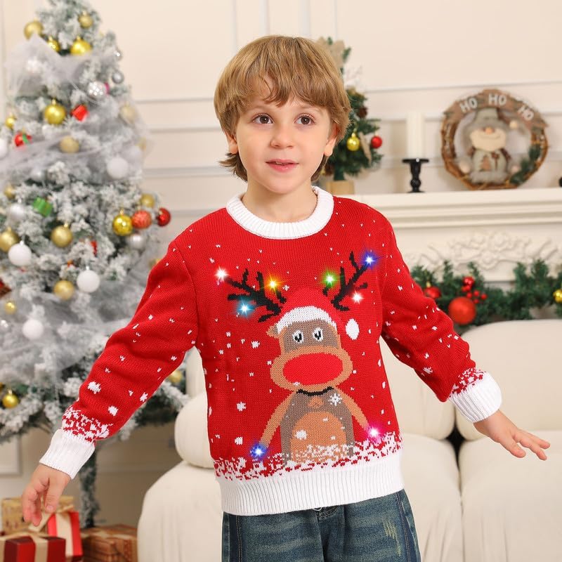 kersttrui met lampjes