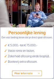 persoonlijke lening